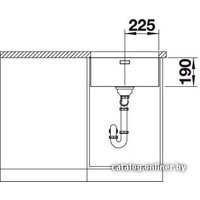 Кухонная мойка Blanco Andano 450-U (без клапана-автомата) [519373]