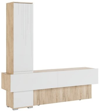 Стенка МСТ. Мебель Лайн № 1 (ватервуд-белый)