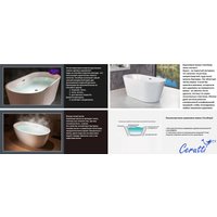 Ванна Cerutti Spa SKYE170MW СТ10514 1700x750x600