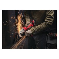 Угловая шлифмашина Milwaukee HD18 AG125-402C 4933441507 (с 2-мя АКБ, кейс)