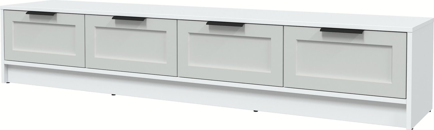 

Тумба Интерлиния ТВ Концепт Тренд КТ-ТВ4-35 (белый платинум/грей)