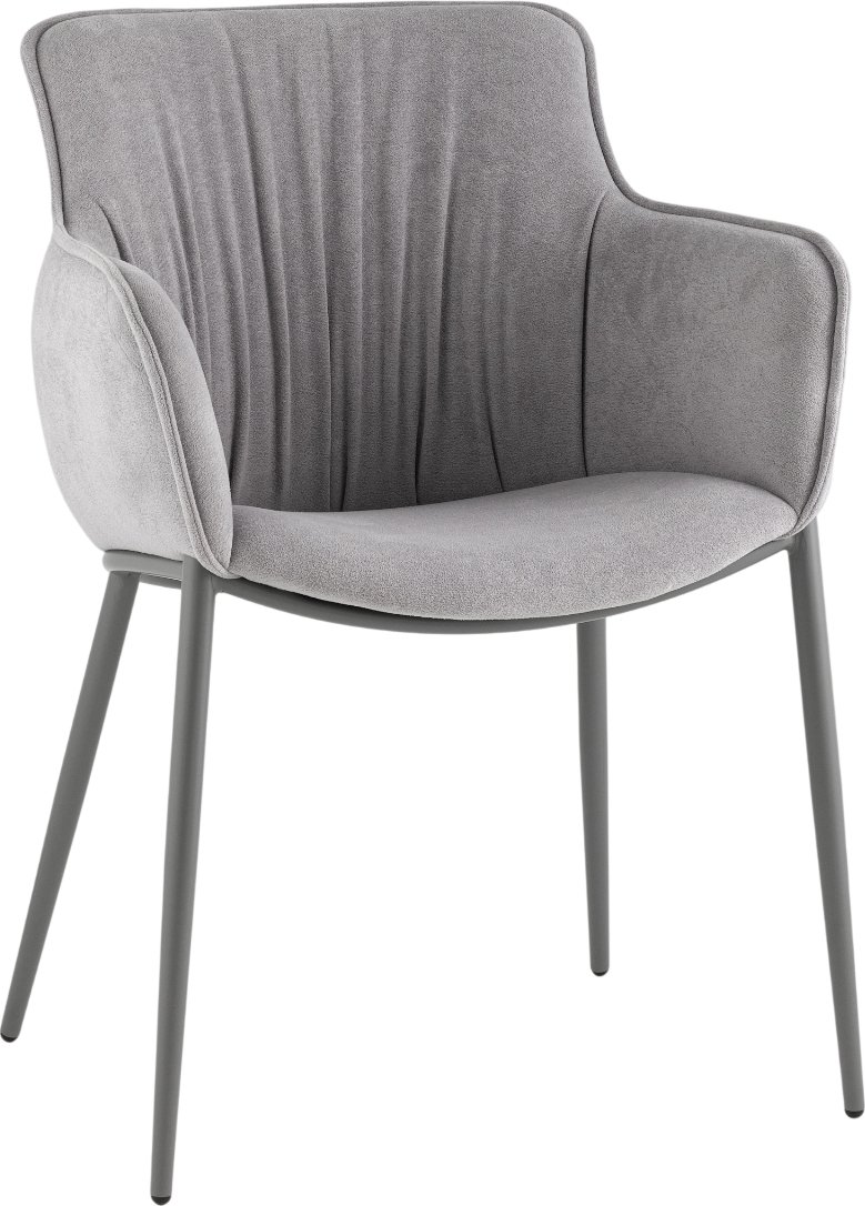 

Стул с подлокотниками Stool Group Твигги LV-118-RlS-08-7005 (шенилл серый/серый)