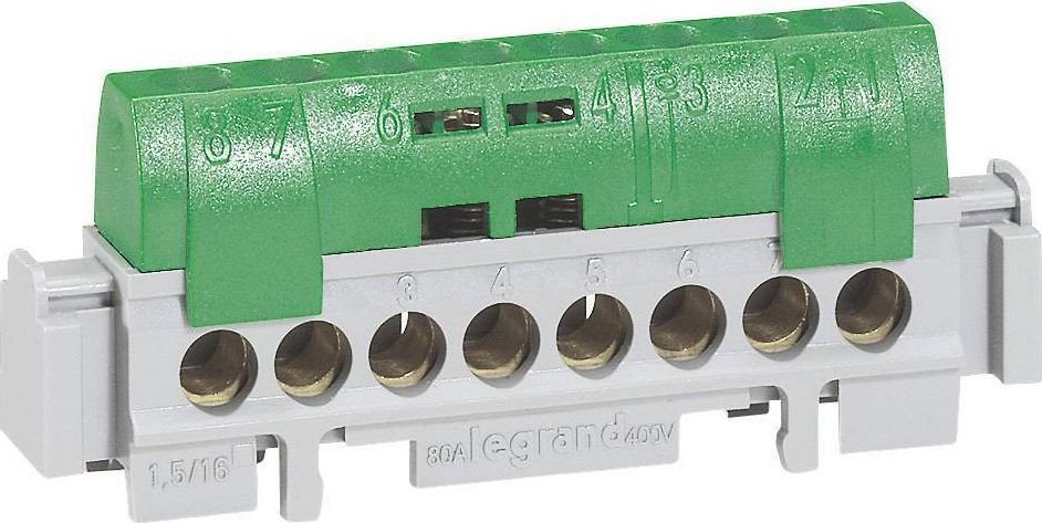 

Клеммная колодка Legrand 004835 (зеленый)