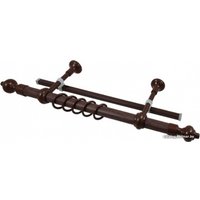 Карниз для штор Legrand Кантри + У-шина 48065564 (2.6 м, орех)