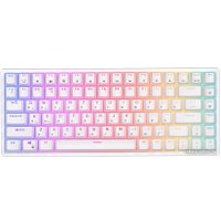 Клавиатура Royal Kludge RK84 RGB (белый, RK Red)