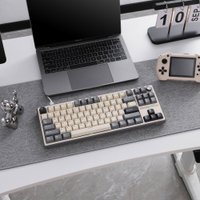 Клавиатура Royal Kludge R87 Pro RGB Half Grey (RK Cream)