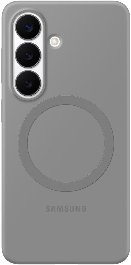 Чехол для телефона Samsung Silicone Magnet Case для Samsung Galaxy S26 (серый)