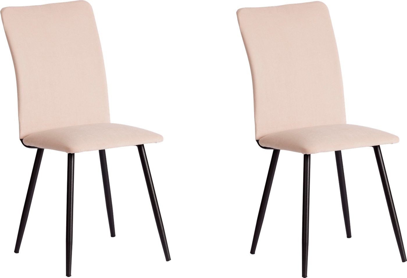 

Стул TetChair La Rousse (велюр, бежевый/черный, 2 шт)