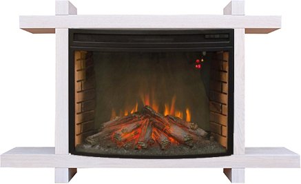 

Каминокомплект Smolcom Tokio R L33/FS33 с FireSpace 33 S IR (бьянко белый)