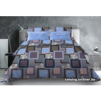 1.5-спальный комплект постельного белья VitTex 157-2-5-15м (1.5-спальный, 2 наволочки 70x50)