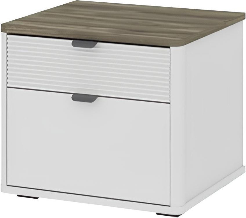 Тумба Anrex Simple 2S (белый/монте/джелато)