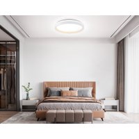 Припотолочная люстра Ambrella light Orbital FZ607 WH/GD (белый/золото)