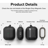 Чехол Ringke Onyx Magnetic Magsafe для Samsung Galaxy Buds 3 / 3 Pro Black в Гомеле