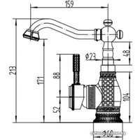 Смеситель ZorG A 314U-BR