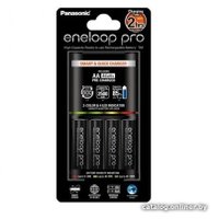 Аккумуляторы + зарядное Panasonic BQ-CC55E (черный)