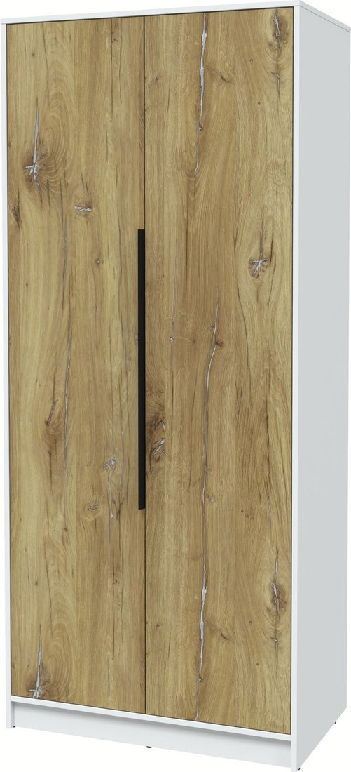 

Шкаф распашной Интерлиния Концепт КТ-Ш2 (дуб нокс/белый платинум)