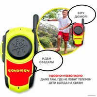 Рация игрушечная Bondibon Технический прогресс Науки с Буки ВВ5460 (красный/салатовый)