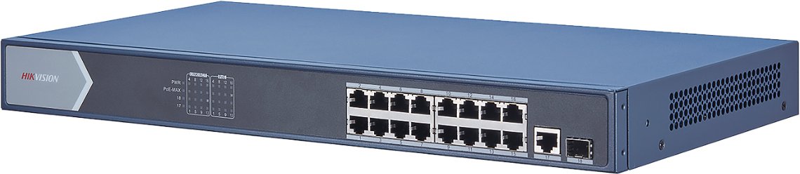 

Неуправляемый коммутатор Hikvision DS-3E0518P-E