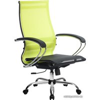 Офисное кресло Metta SK-2-BK Комплект 9, Ch ов/сечен (пластиковые ролики, лайм)