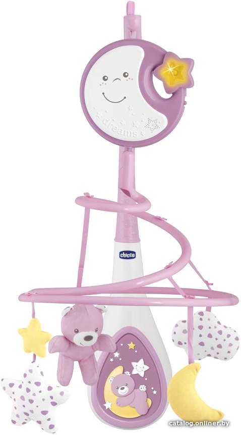 Музыкальная карусель Chicco Next2Dreams 00007627100000 (розовый)