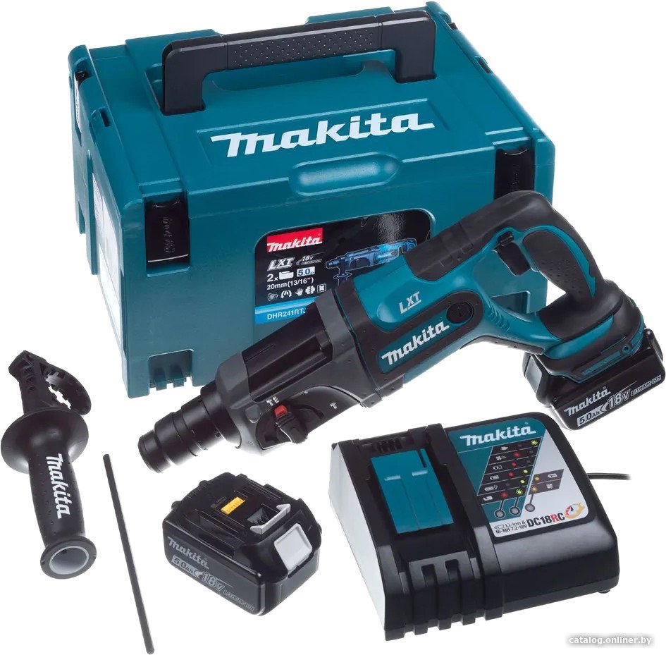 Перфоратор Makita DHR241RTJ (с 2-мя АКБ, кейс)
