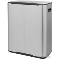 Система сортировки мусора Brabantia Bo Pedal Bin 2 x 30 л (стальной матовый)