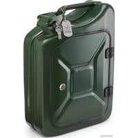 Подарочный набор Экспедиция Канистра - бар 10 л (зеленый, кожа)