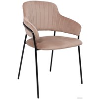 Стул с подлокотниками Алвест AV 448 (латте бархат/черный)