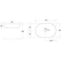 Умывальник Roxen Tim 570165