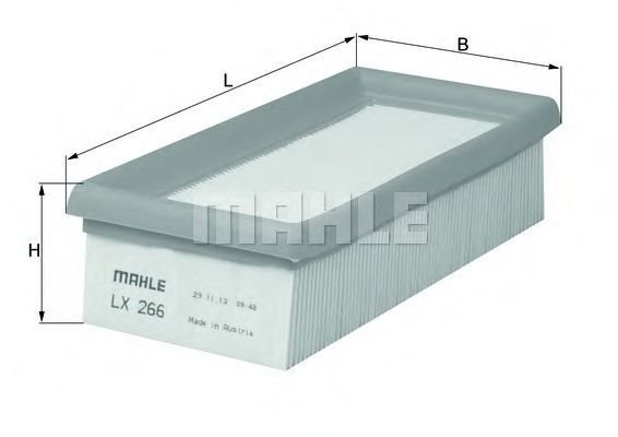 

Воздушный фильтр Mahle Knecht LX266
