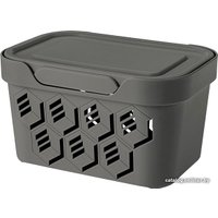 Ящик для хранения Econova Deluxe 1.9 л 433233511 (серый)