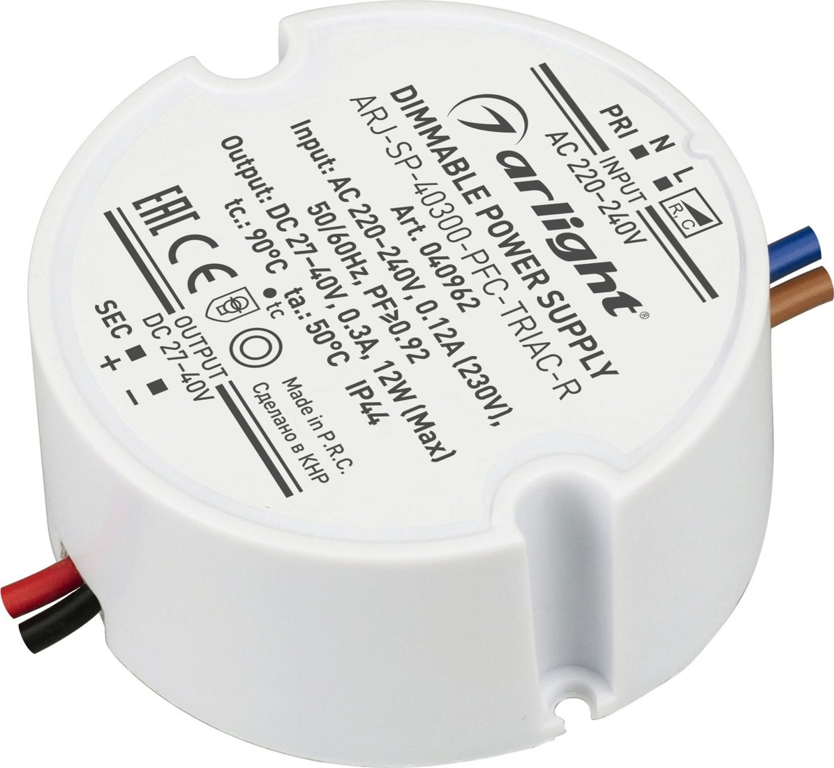 

Блок питания Arlight ARJ-SP-40300-PFC-TRIAC-R 040962