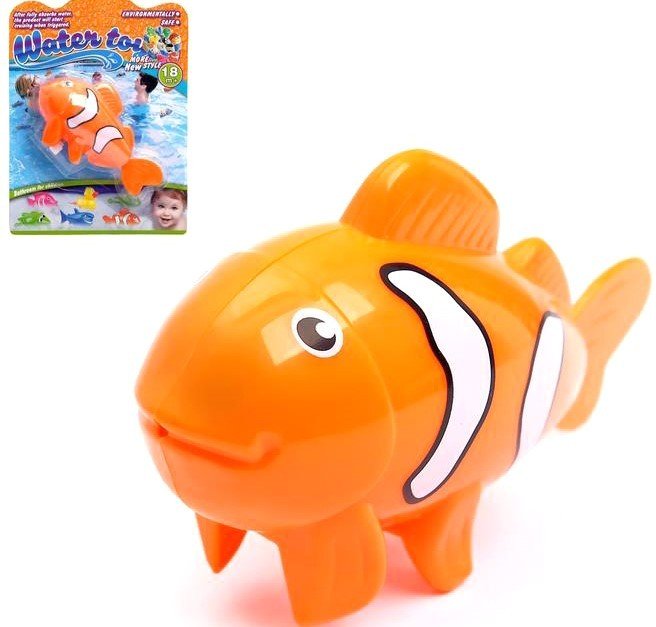 

Игрушка для ванной Sima-Land Рыбка клоун 5553939