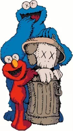 

Картина по номерам PaintLine Kaws Sesame Street PL-00286