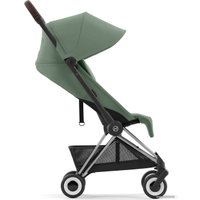 Коляска прогулочная «книга» Cybex Coya (leaf green/chrome frame)