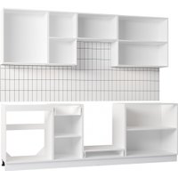 Готовая кухня Mio Tesoro Корнелия Ода-плюс 2.4 без столешницы (белый)