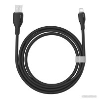 Кабель Baseus Pudding Series Fast Charging Cable 2.4A USB Type-A - Lightning (1.2 м, черный)