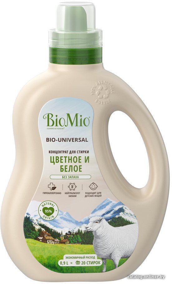 Гель для стирки BioMio Bio-Colors&Whites Экологичный (900 мл)