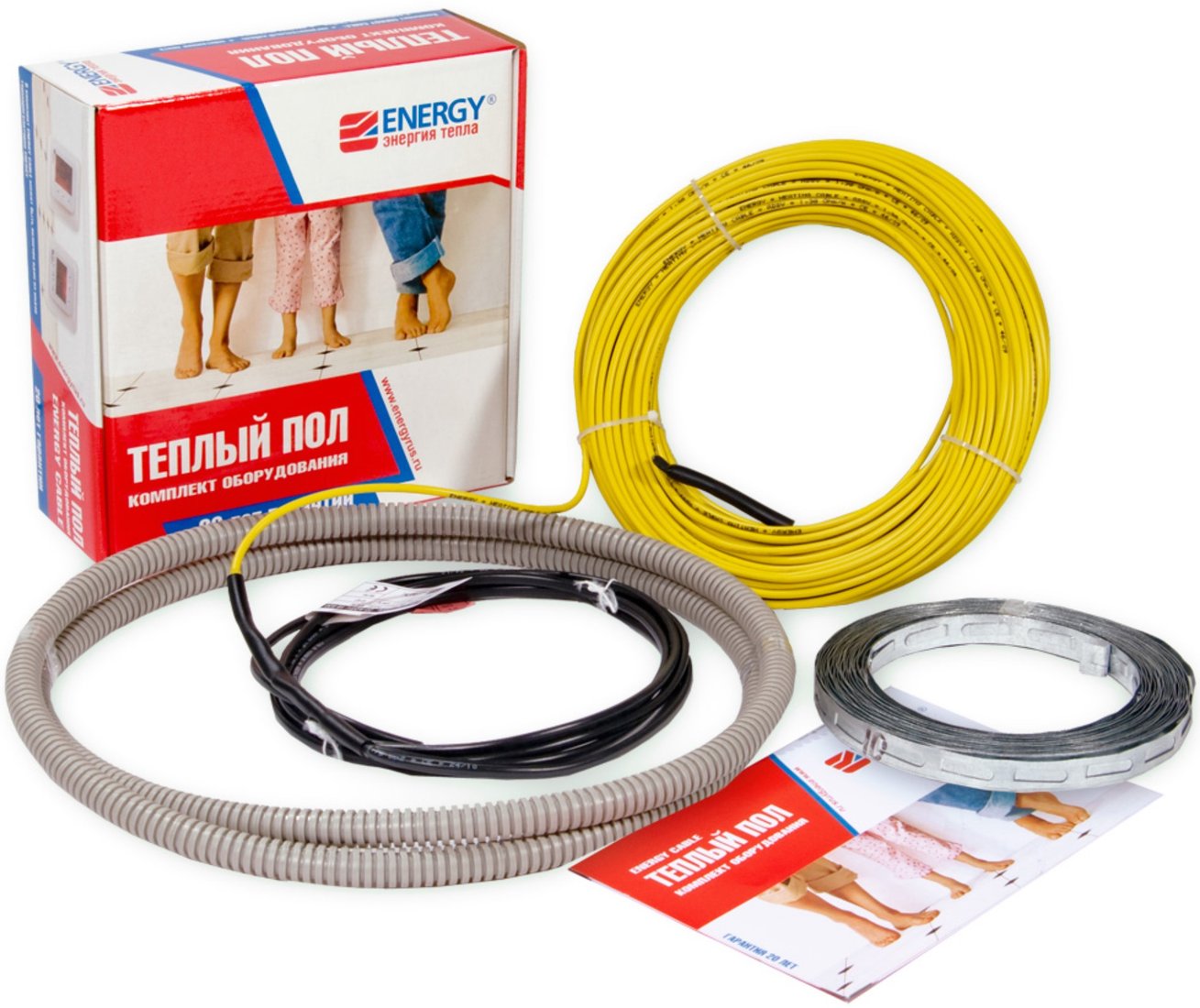 

Нагревательный кабель Energy 320Вт 18.5м (кабельный)