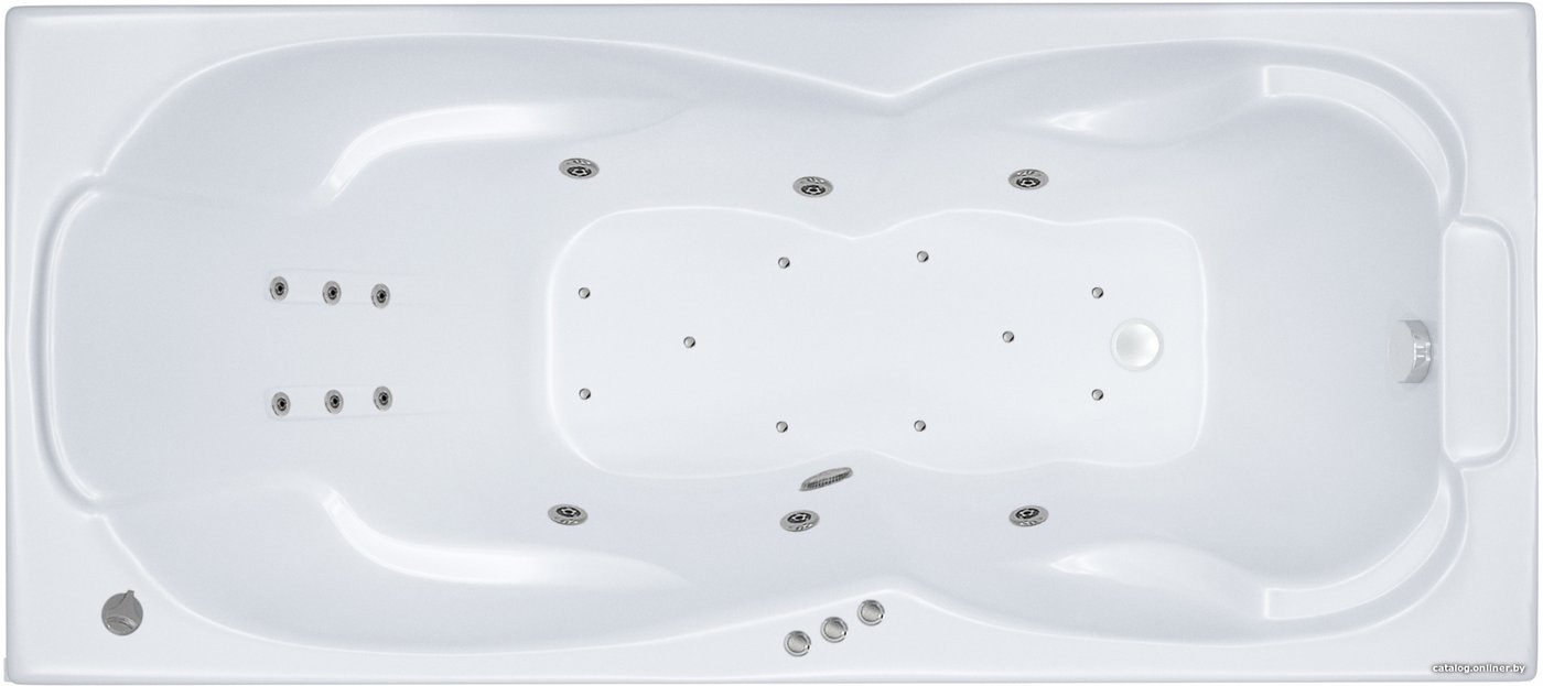 Ванна Triton Персей 190x90 Люкс Flat (с гидромассажем)