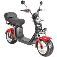 Электроскутер White Siberia CityCoco WS-Pro Max 3950W 21Ah (с красными брызговиками)