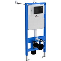 Унитаз подвесной Roxen Porto One Rimless 6 в 1 StounFix Dual Fresh 580109 (кнопка: черный матовый)