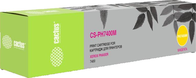 

Картридж CACTUS CS-PH7400M (аналог Xerox 106R01151)