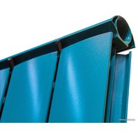 Дизайн-радиатор Silver S 950 (3 секции, бирюзовый мат) в Бобруйске