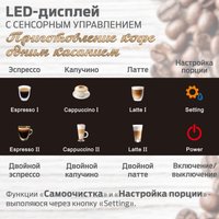 Рожковая кофеварка Holt HT-CM-011