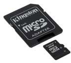 Карта памяти Kingston microSDHC (Class 10) 32GB +адаптер (SDC10/32GB)
