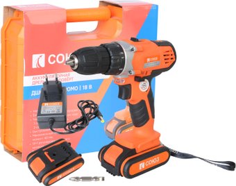Дрель-шуруповерт Союз ДШС-18-2К-Промо (с 2-мя АКБ, кейс)