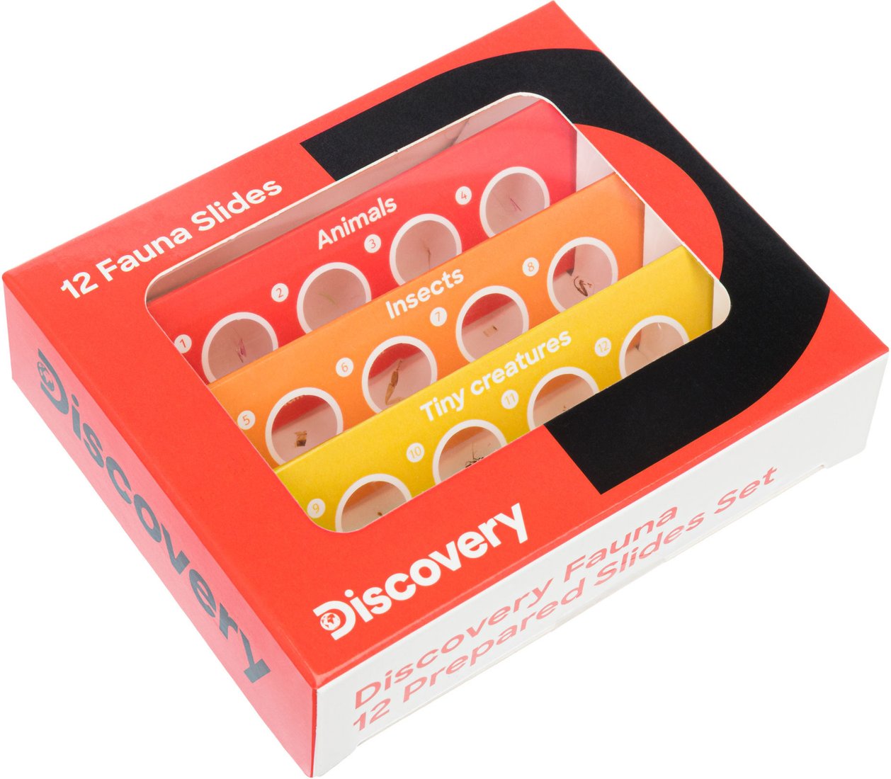 Набор микропрепаратов Levenhuk Discovery Фауна 78224 (12шт)