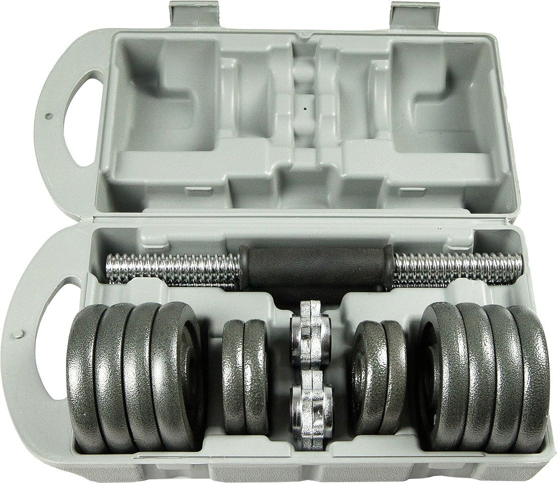 

Набор гантелей Atlas Sport металлические в чемодане 15 кг (2x7.5 кг)