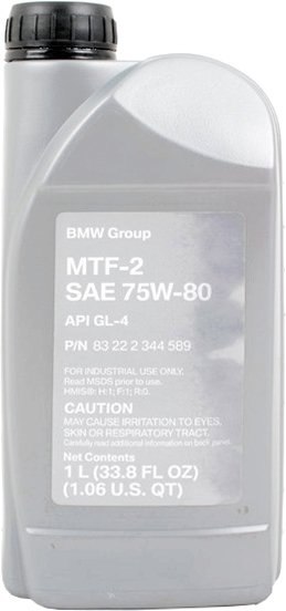 

Трансмиссионное масло BMW MTF-2 75W-80 1л